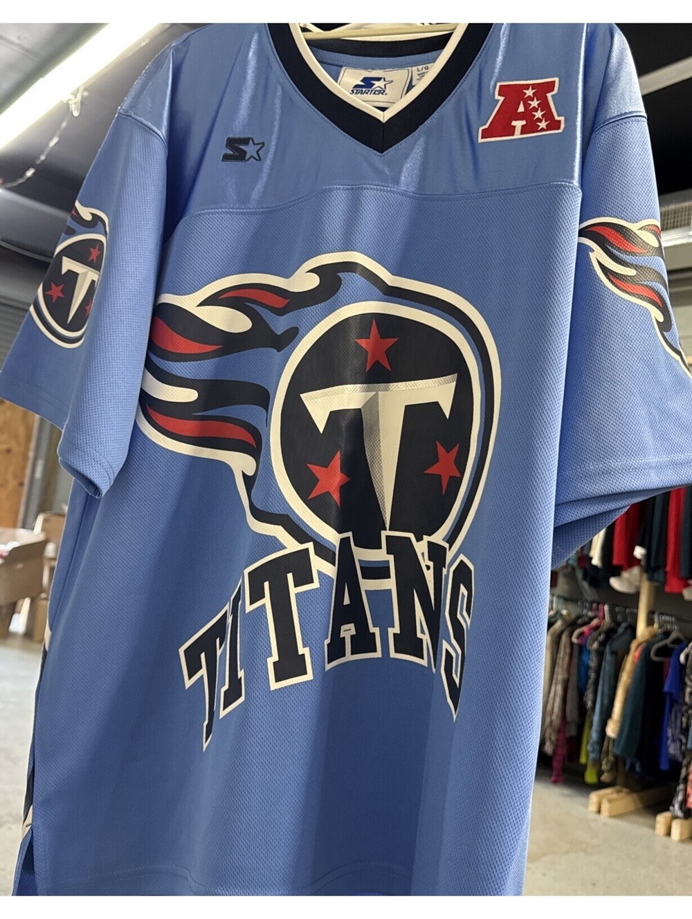 STARTER NFL TITANS JERSEY SIZE L
